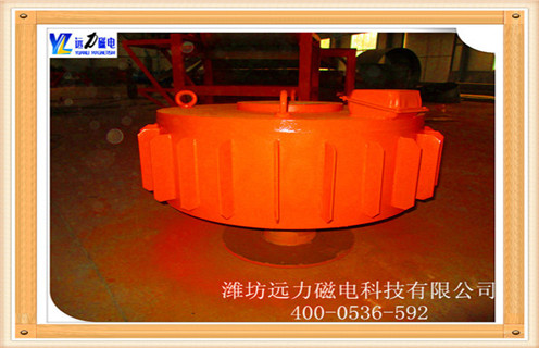 新疆盤(pán)式電磁除鐵器安裝效果