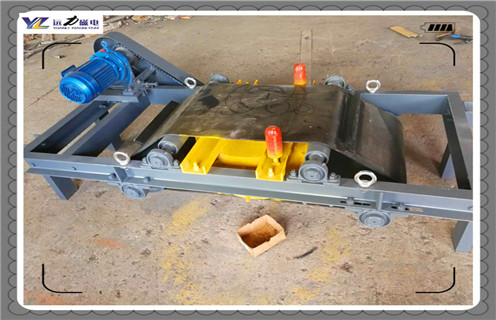 永磁自卸式除鐵器，湖北超強(qiáng)永磁自卸式除鐵器_參數(shù)_內(nèi)部磁塊安裝方法_湖北超強(qiáng)永磁自卸式除鐵器規(guī)格型號價格