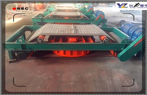 電磁自卸式除鐵器，陜西電磁自卸式除鐵器型號_陜西電磁自卸式除鐵器型號廠家配件_型號及工作視頻 