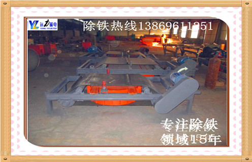 電磁自卸除鐵器，山西電磁自卸式除鐵器廠家_山西電磁自卸式除鐵器廠家廠家配件_型號(hào)及工作視頻