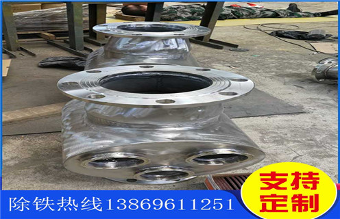 管道永磁除鐵器，成都管道永磁式除鐵器_成都管道永磁式除鐵器的動(dòng)畫(huà)通過(guò)量計(jì)算應(yīng)用安裝示意圖型12000高斯_可定制工作原理