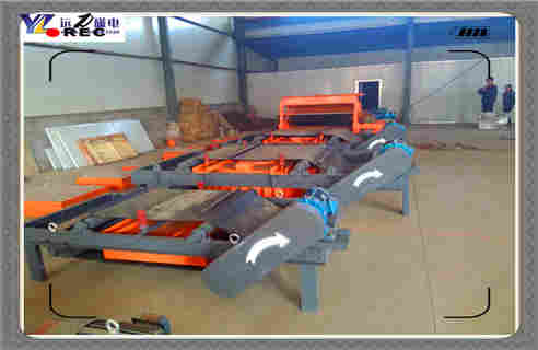 自冷帶式電磁除鐵器，嘉興自冷帶式電磁除鐵器_如何卸鐵國家標準安裝工作視頻_嘉興自冷帶式電磁除鐵器