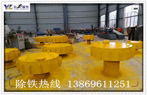 自卸式電磁除鐵器，廣東自卸式電磁除鐵器_規(guī)格型號_廣東自卸式電磁除鐵器安裝效果適用范圍的工作原理